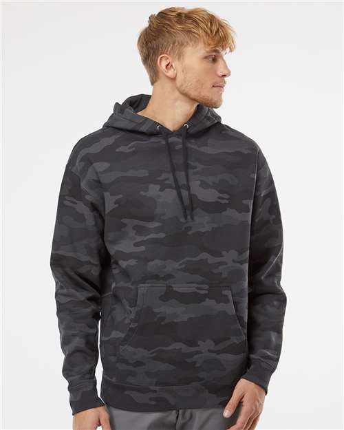 Unisex Heavyweight Hooded Camo Sweatshirt