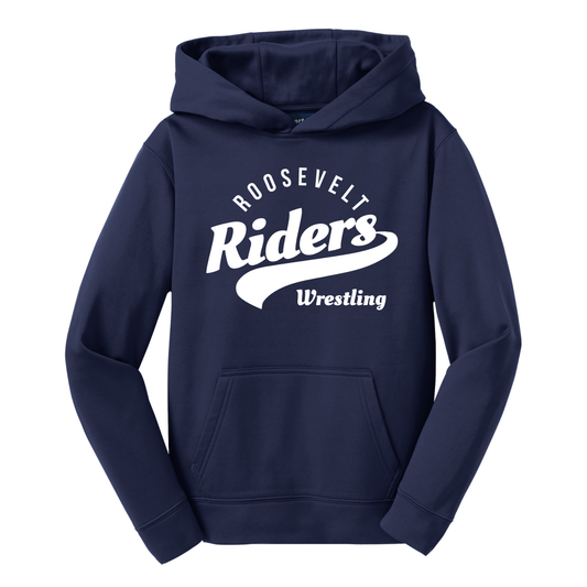 Youth Sport-Wick® Fleece Hooded Pullover
