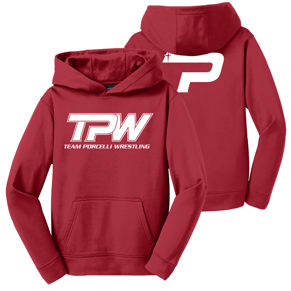 Youth Sport-Wick Fleece Hooded Pullover