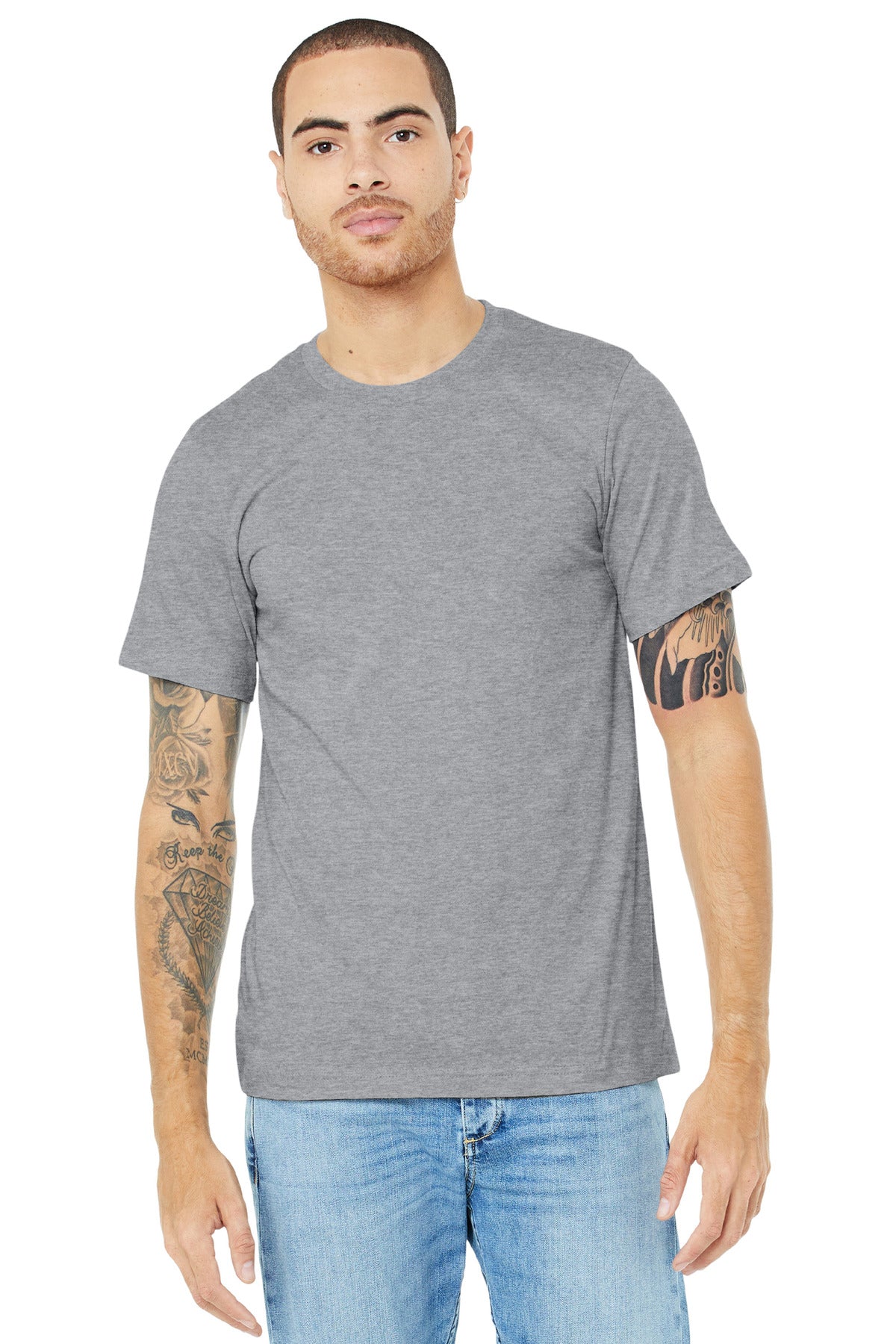 Unisex Heather CVC Short Sleeve Tee