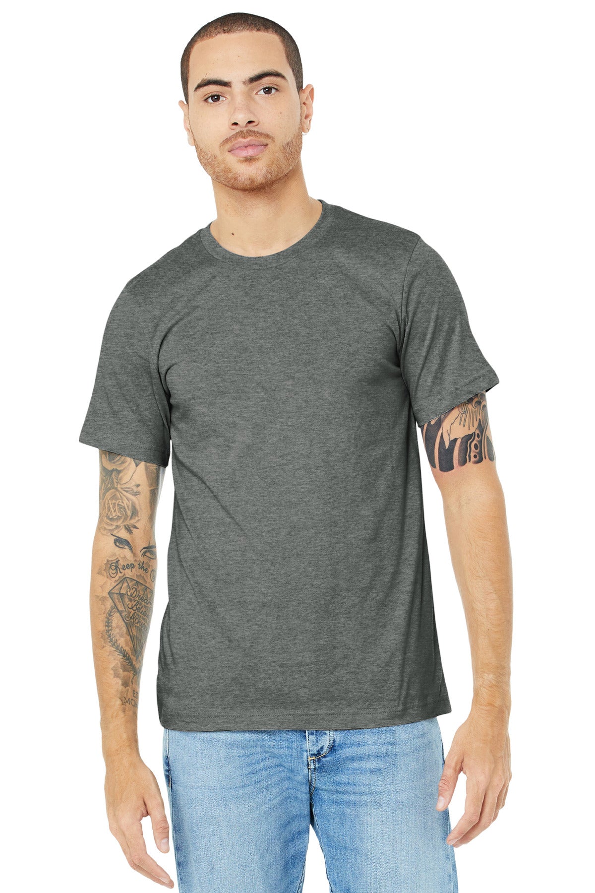 Unisex Heather CVC Short Sleeve Tee