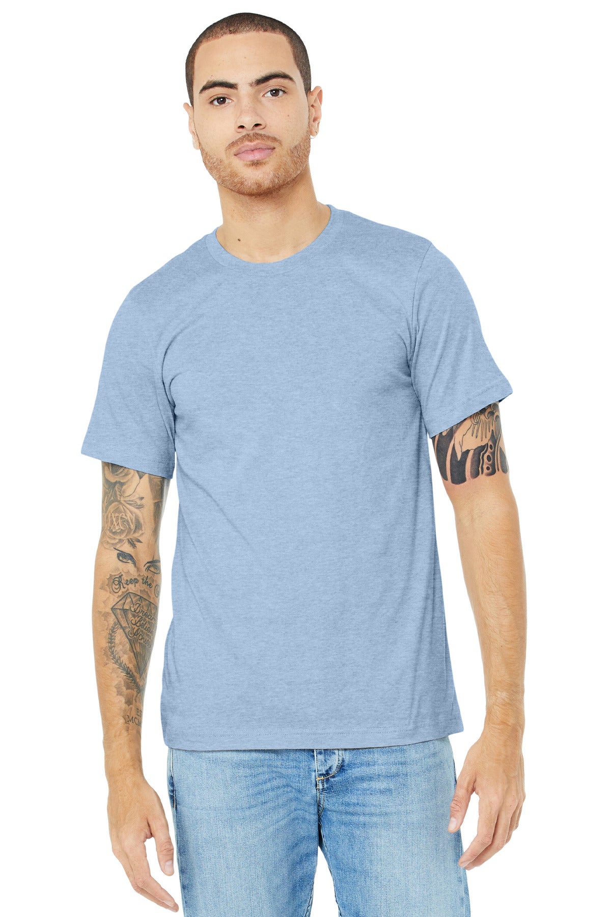 Unisex Heather CVC Short Sleeve Tee