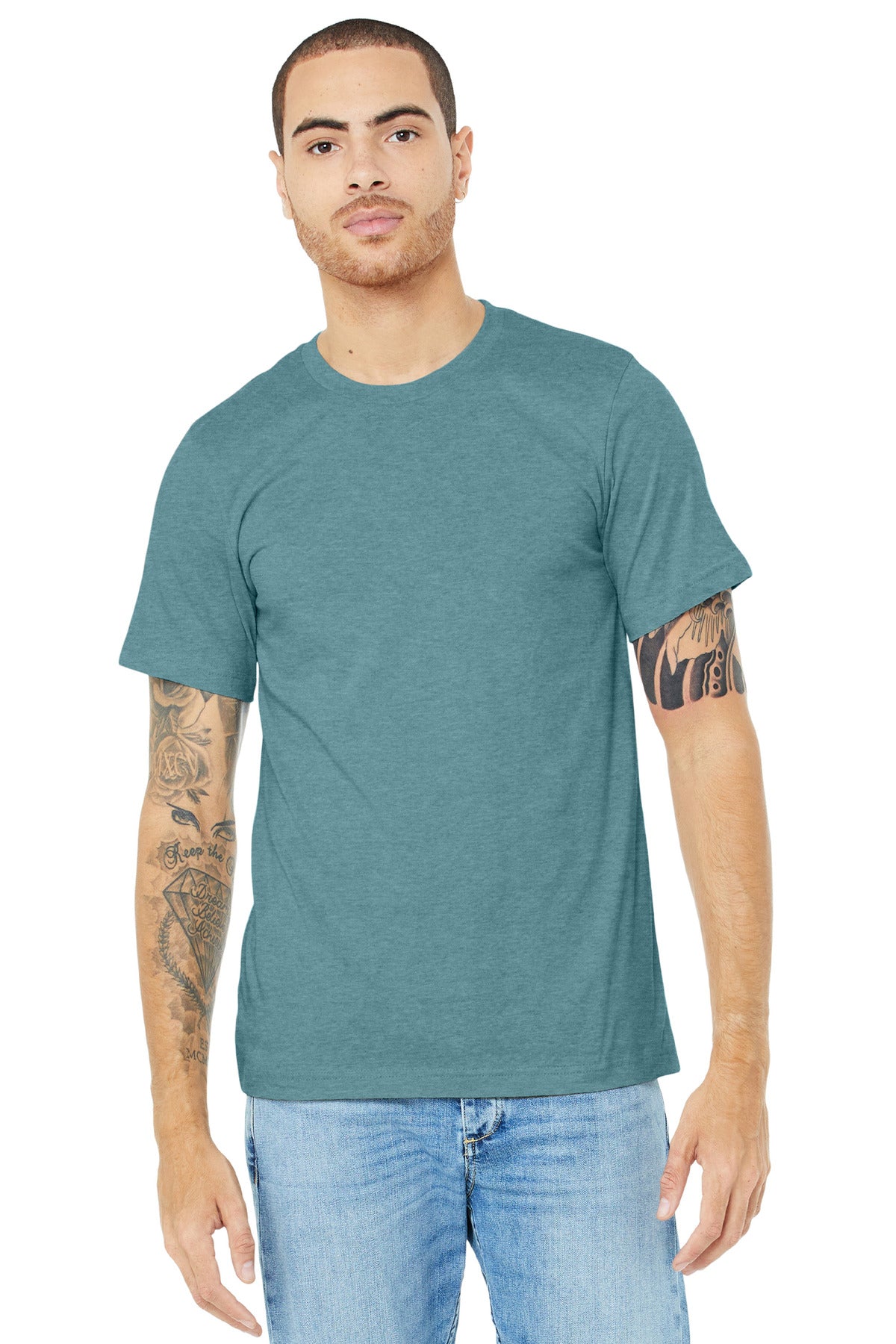 Unisex Heather CVC Short Sleeve Tee