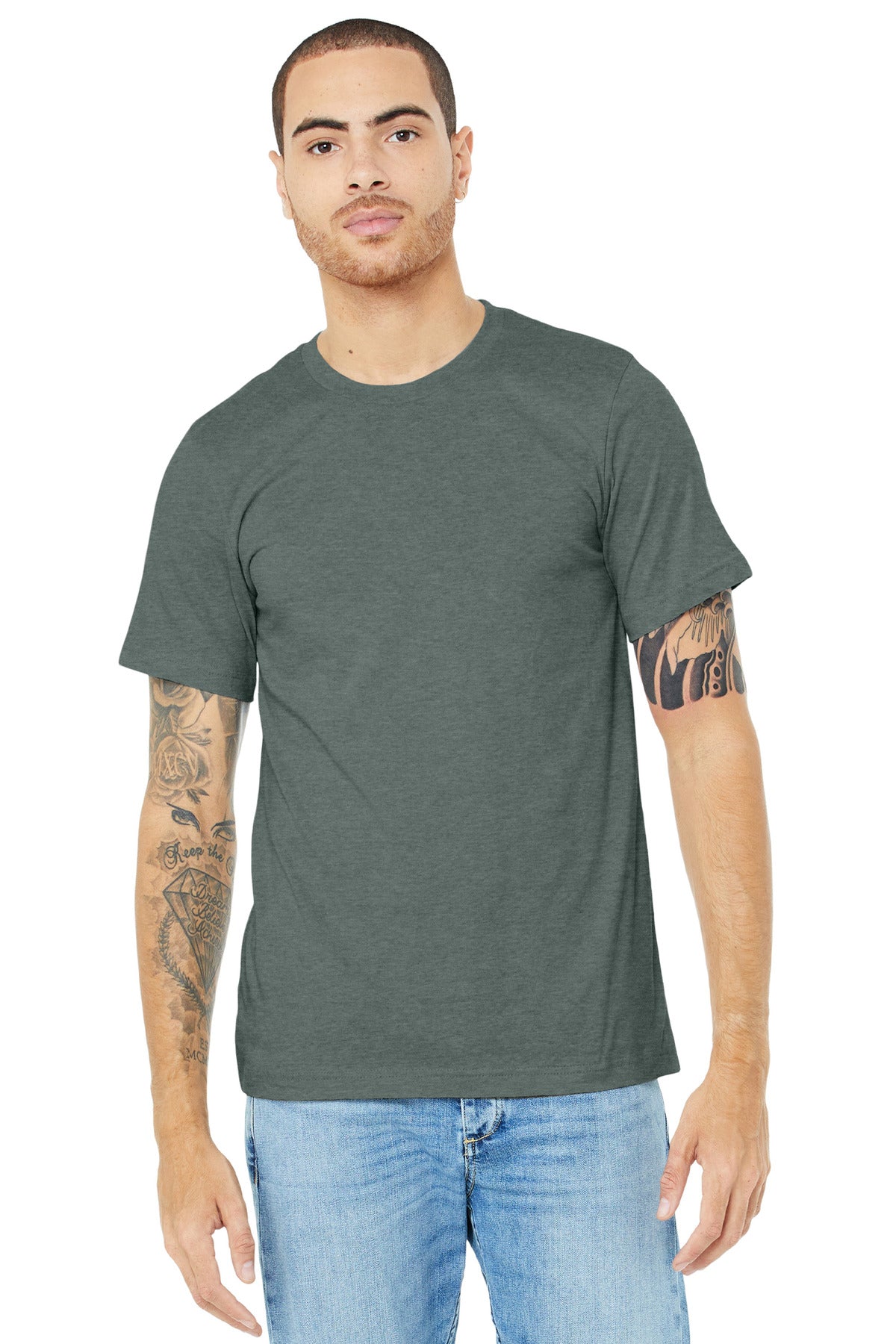 Unisex Heather CVC Short Sleeve Tee