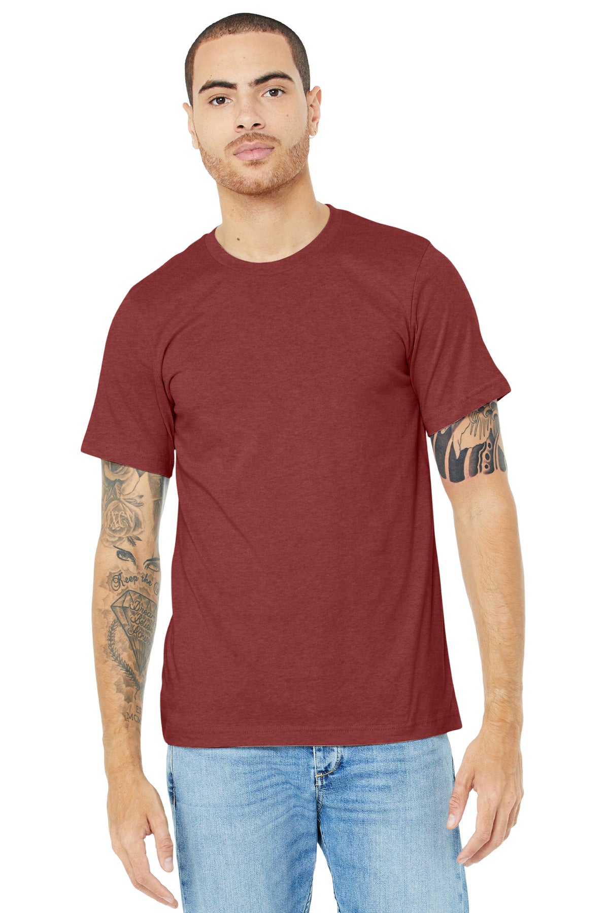 Unisex Heather CVC Short Sleeve Tee