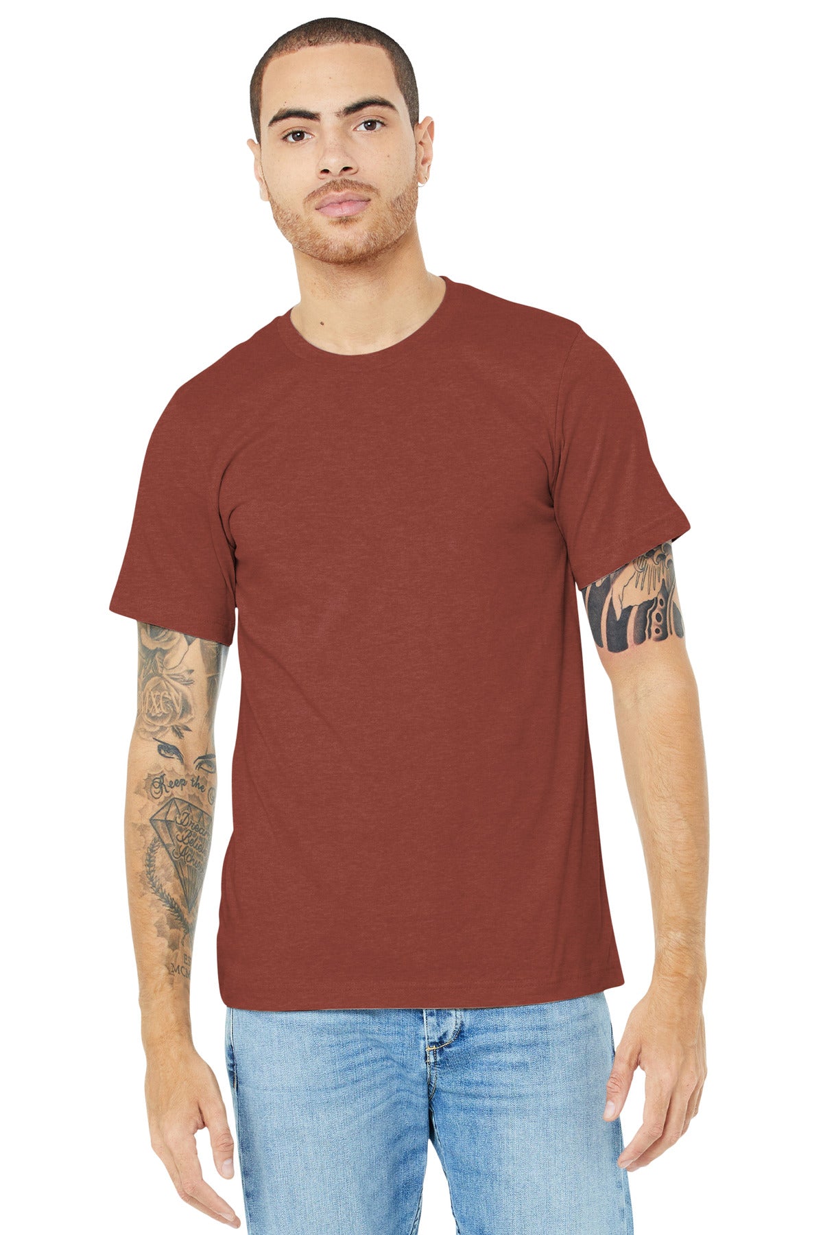 Unisex Heather CVC Short Sleeve Tee
