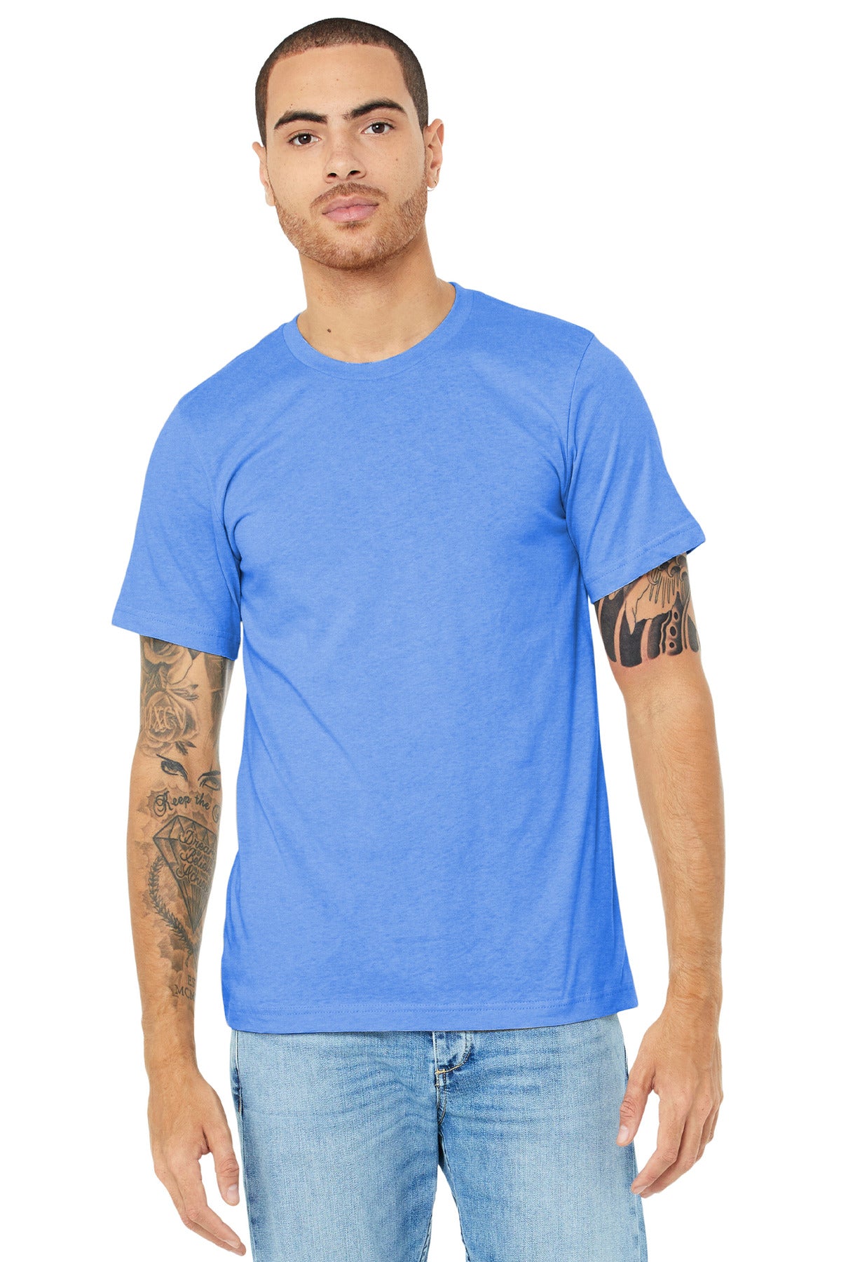 Unisex Heather CVC Short Sleeve Tee
