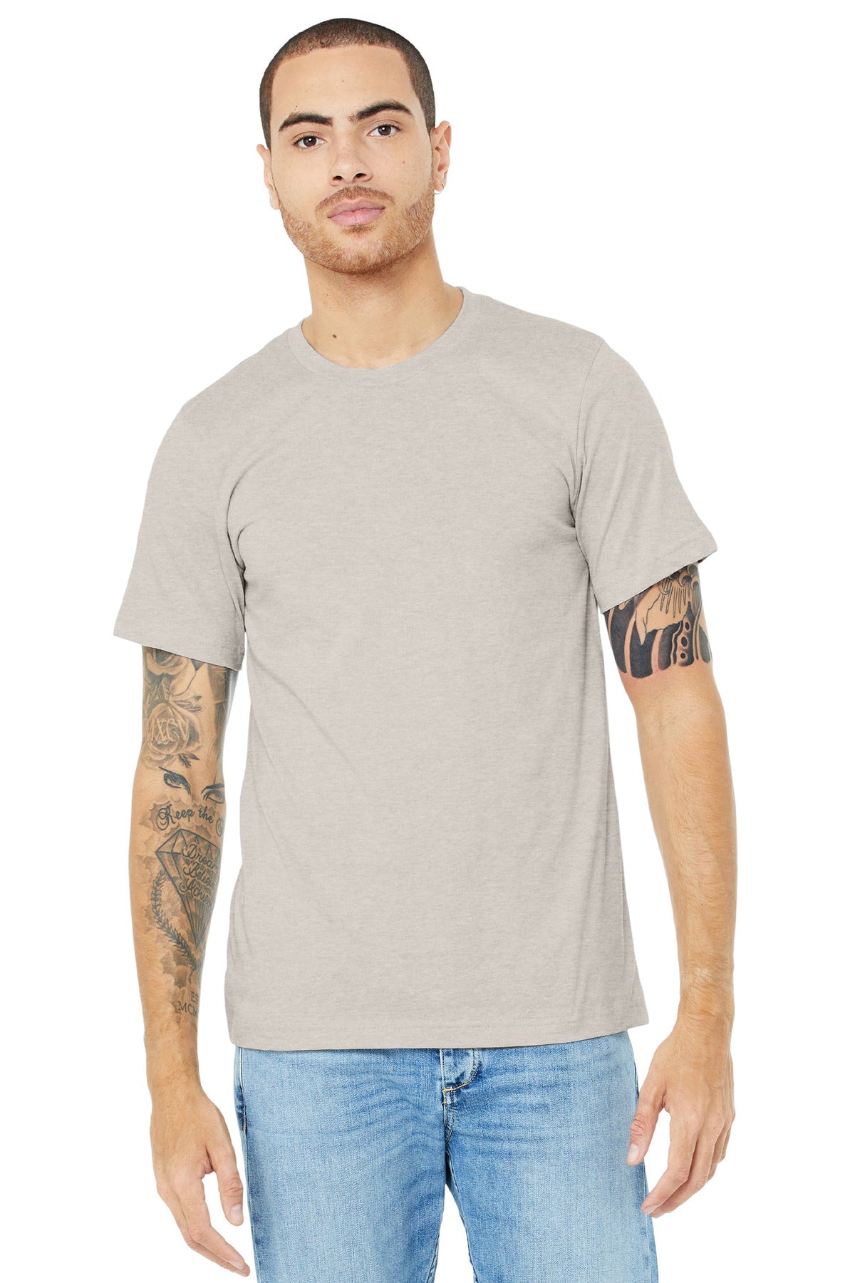 Unisex Heather CVC Short Sleeve Tee