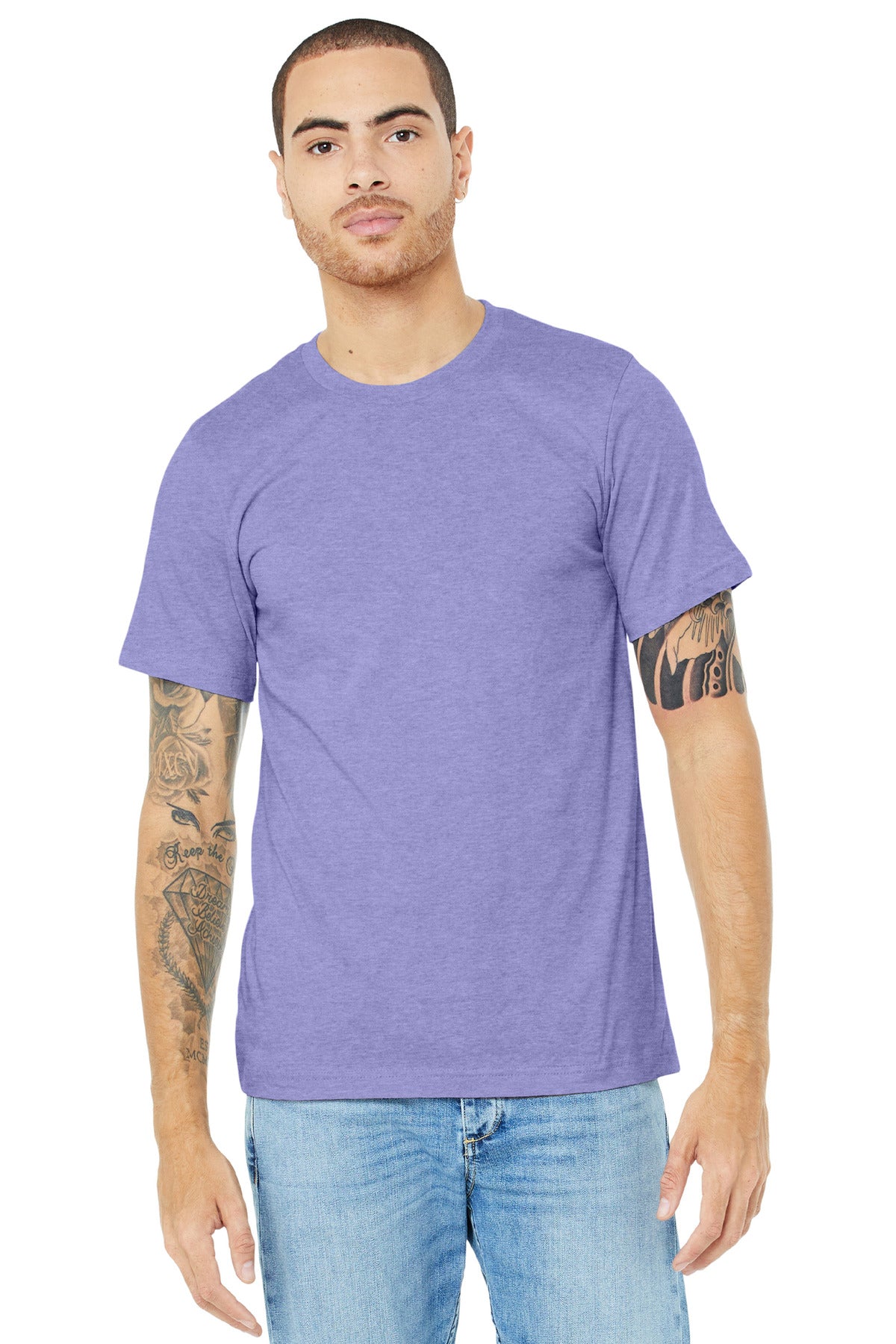 Unisex Heather CVC Short Sleeve Tee