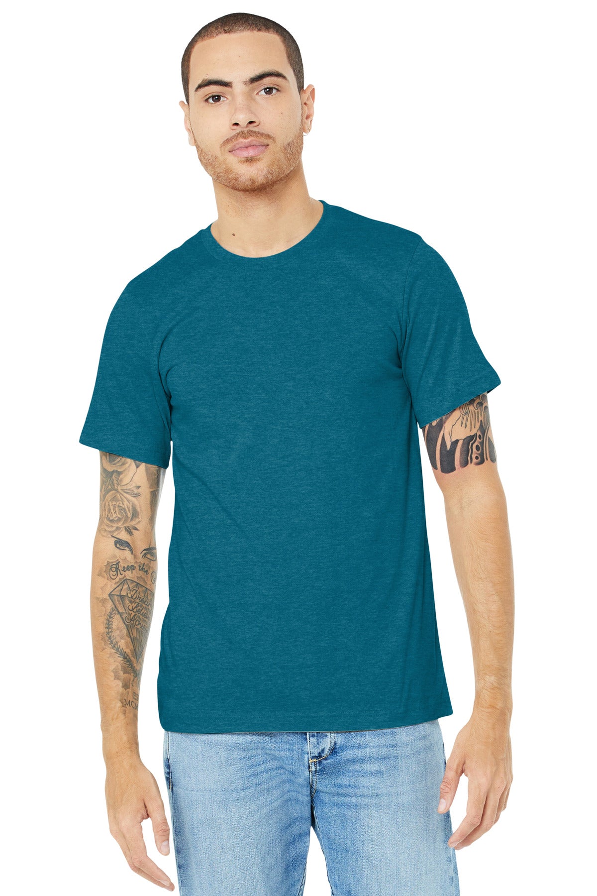 Unisex Heather CVC Short Sleeve Tee
