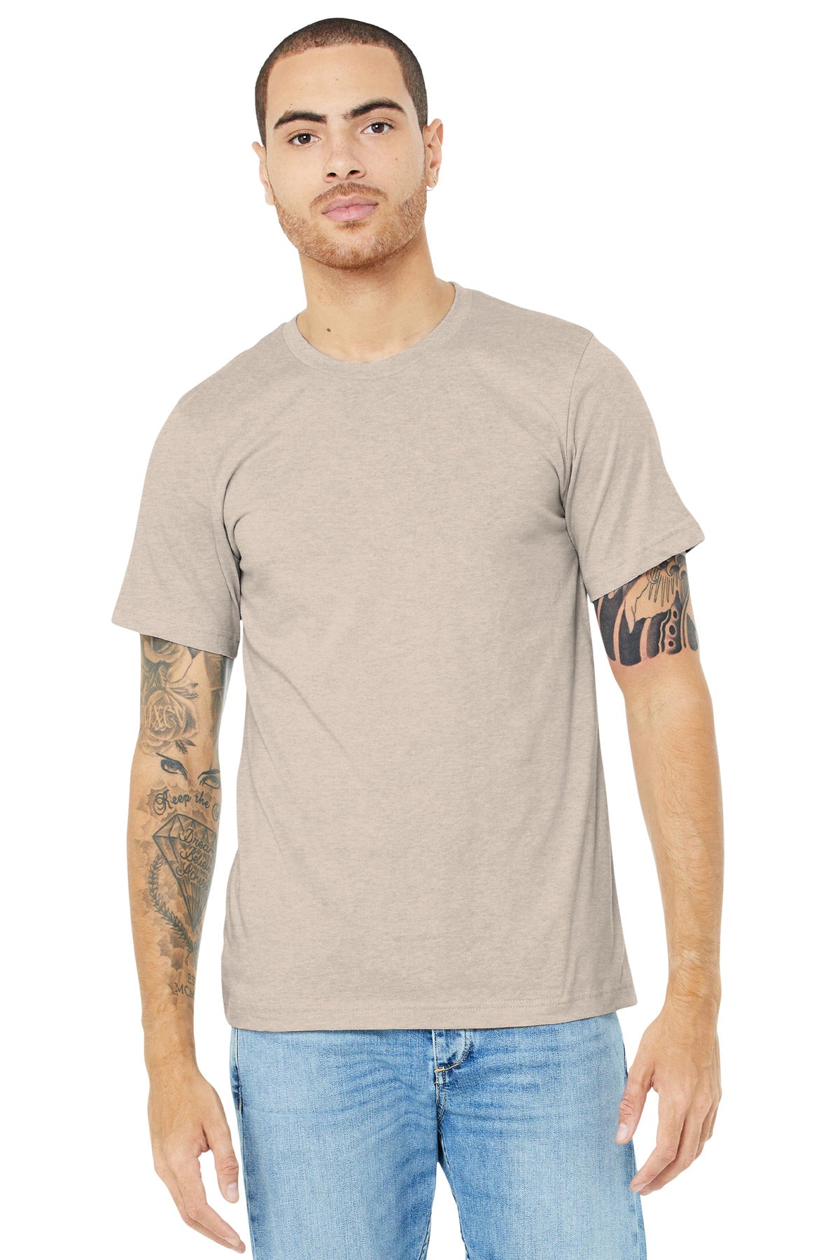 Unisex Heather CVC Short Sleeve Tee