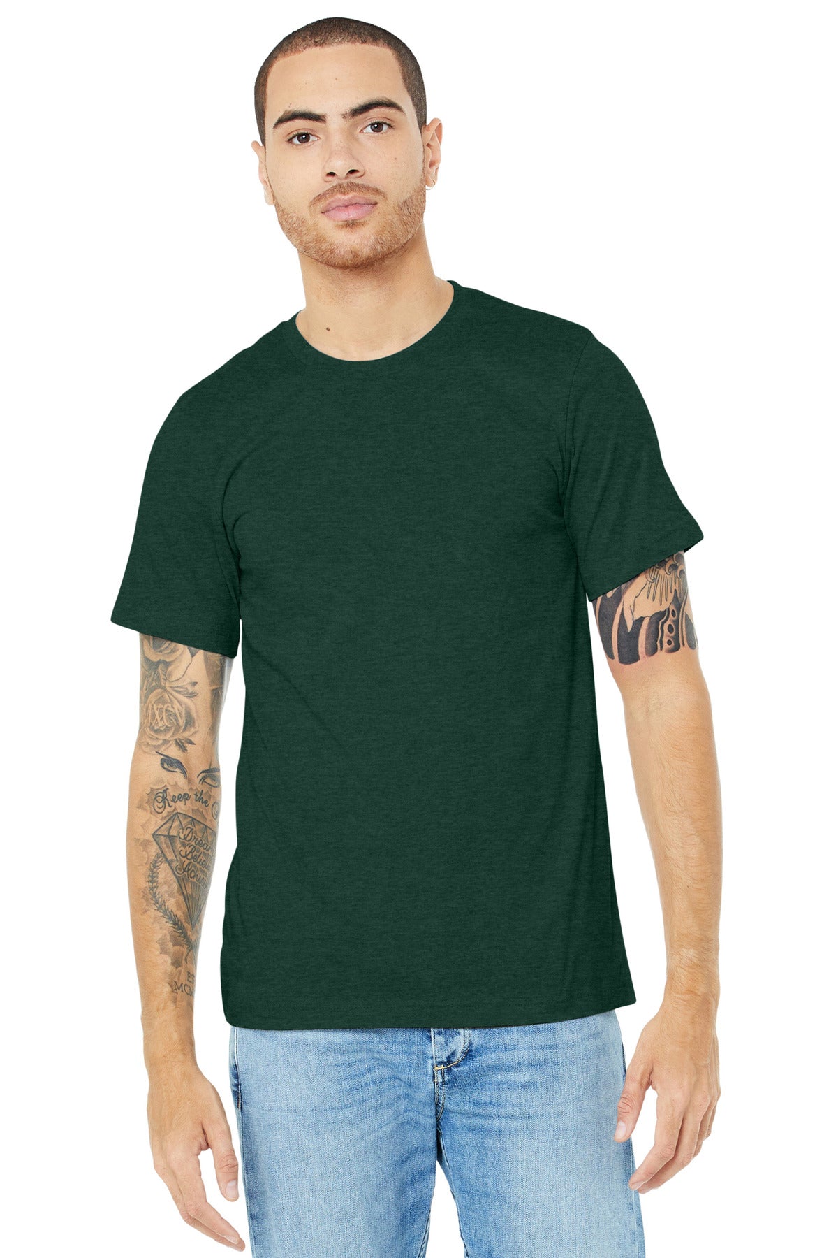 Unisex Heather CVC Short Sleeve Tee