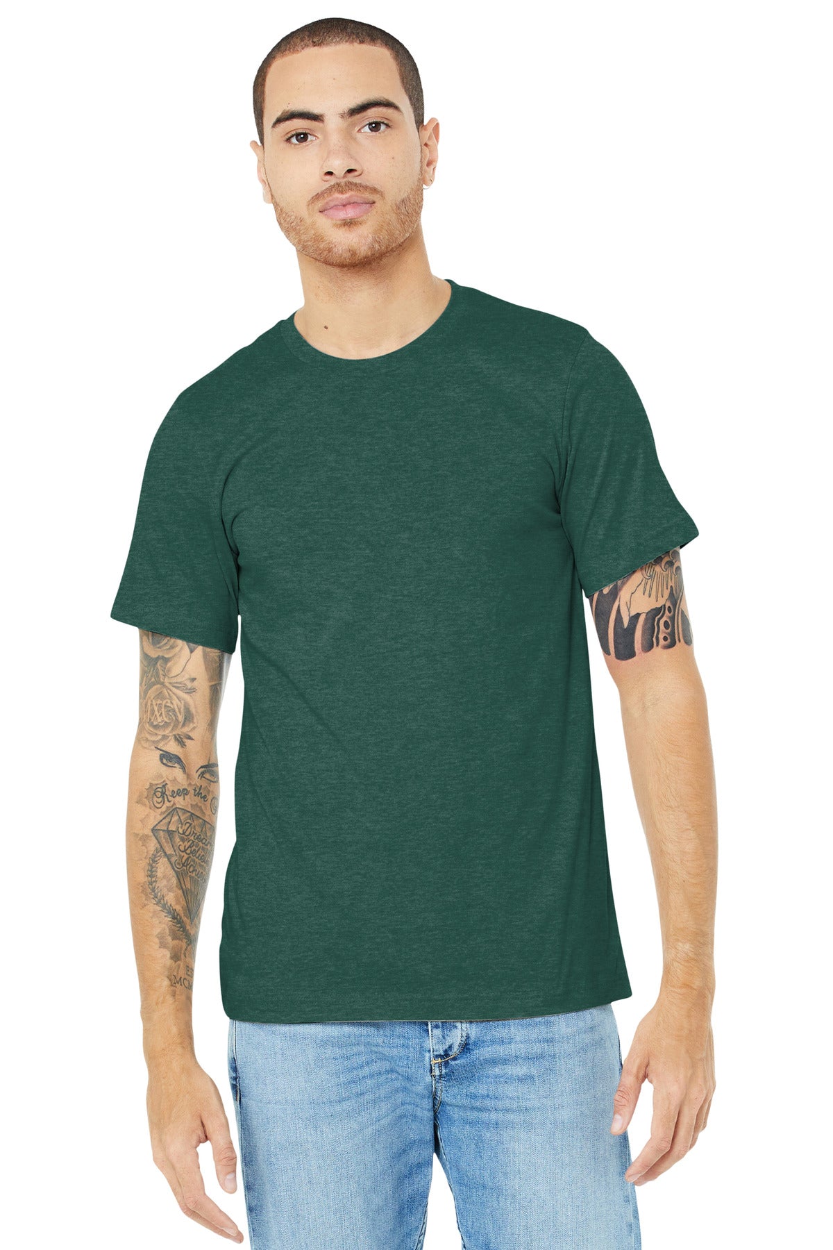 Unisex Heather CVC Short Sleeve Tee