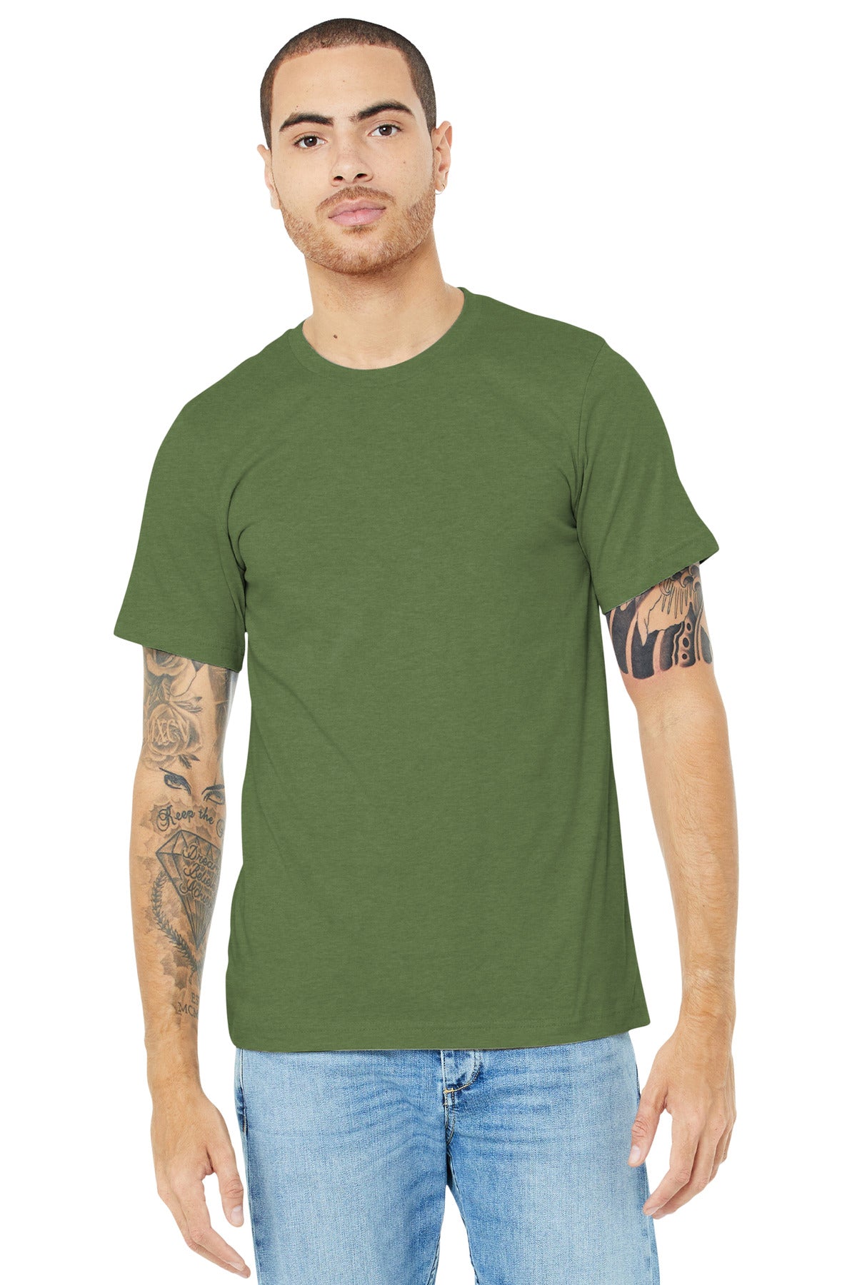 Unisex Heather CVC Short Sleeve Tee