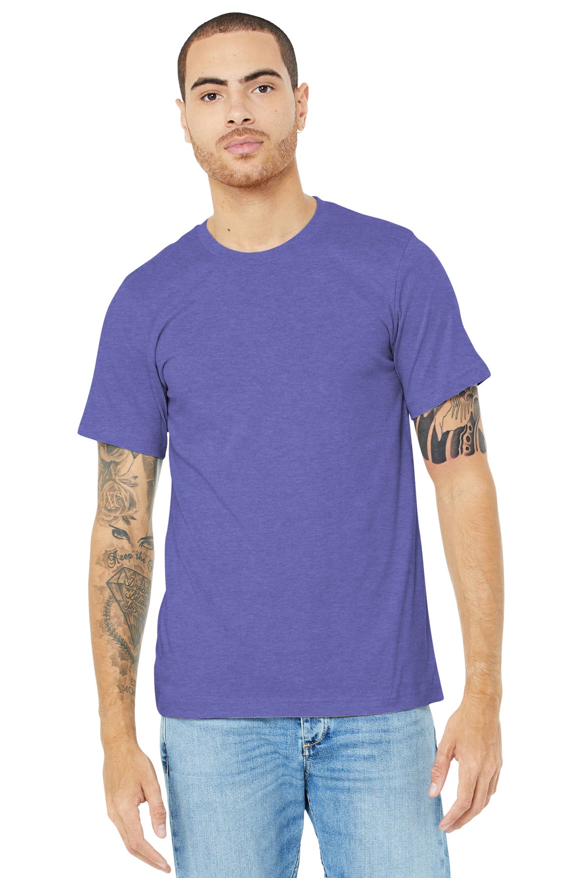 Unisex Heather CVC Short Sleeve Tee