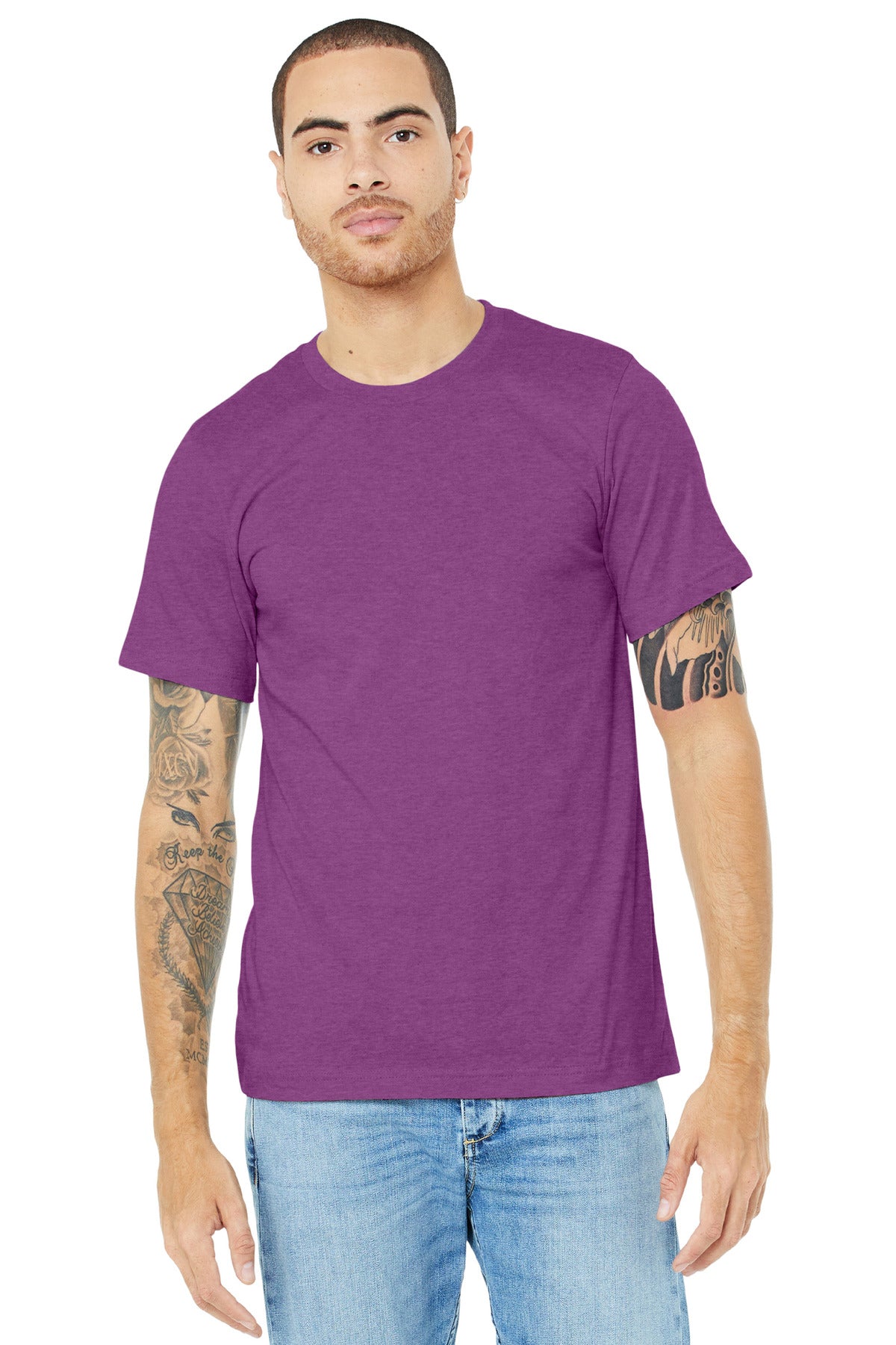 Unisex Heather CVC Short Sleeve Tee