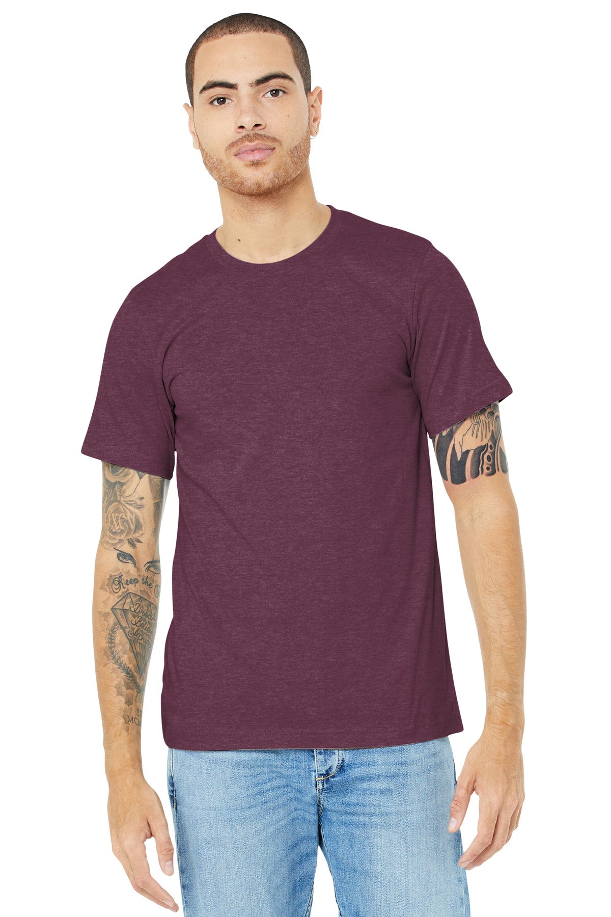 Unisex Heather CVC Short Sleeve Tee