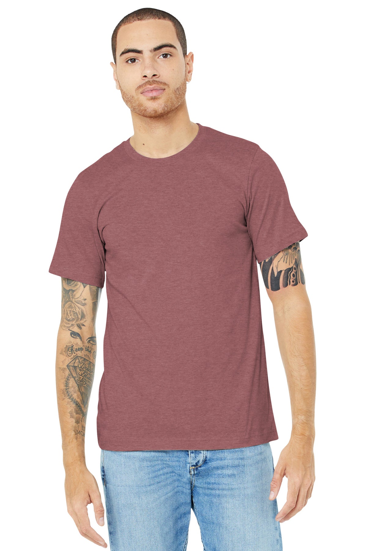 Unisex Heather CVC Short Sleeve Tee