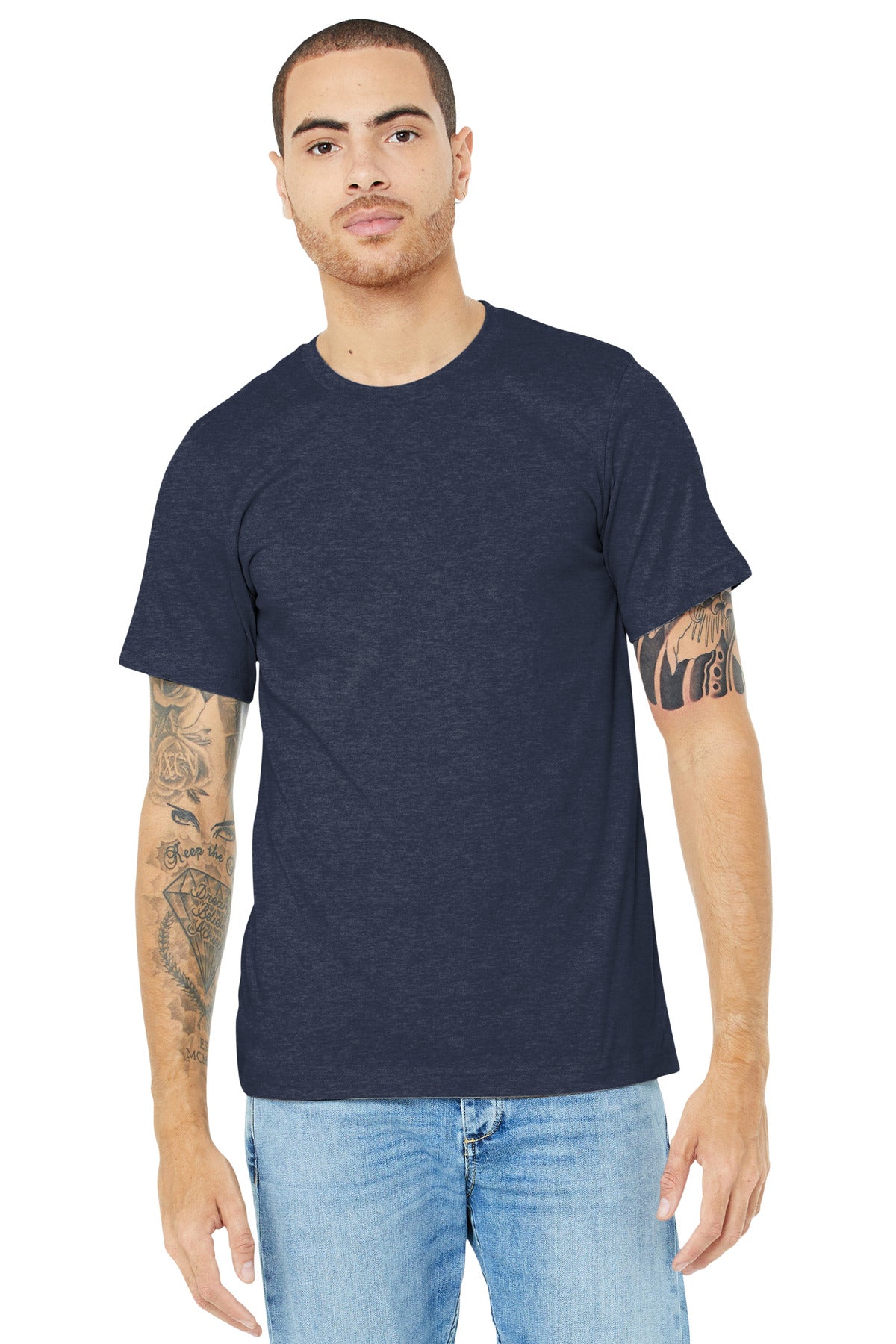 Unisex Heather CVC Short Sleeve Tee