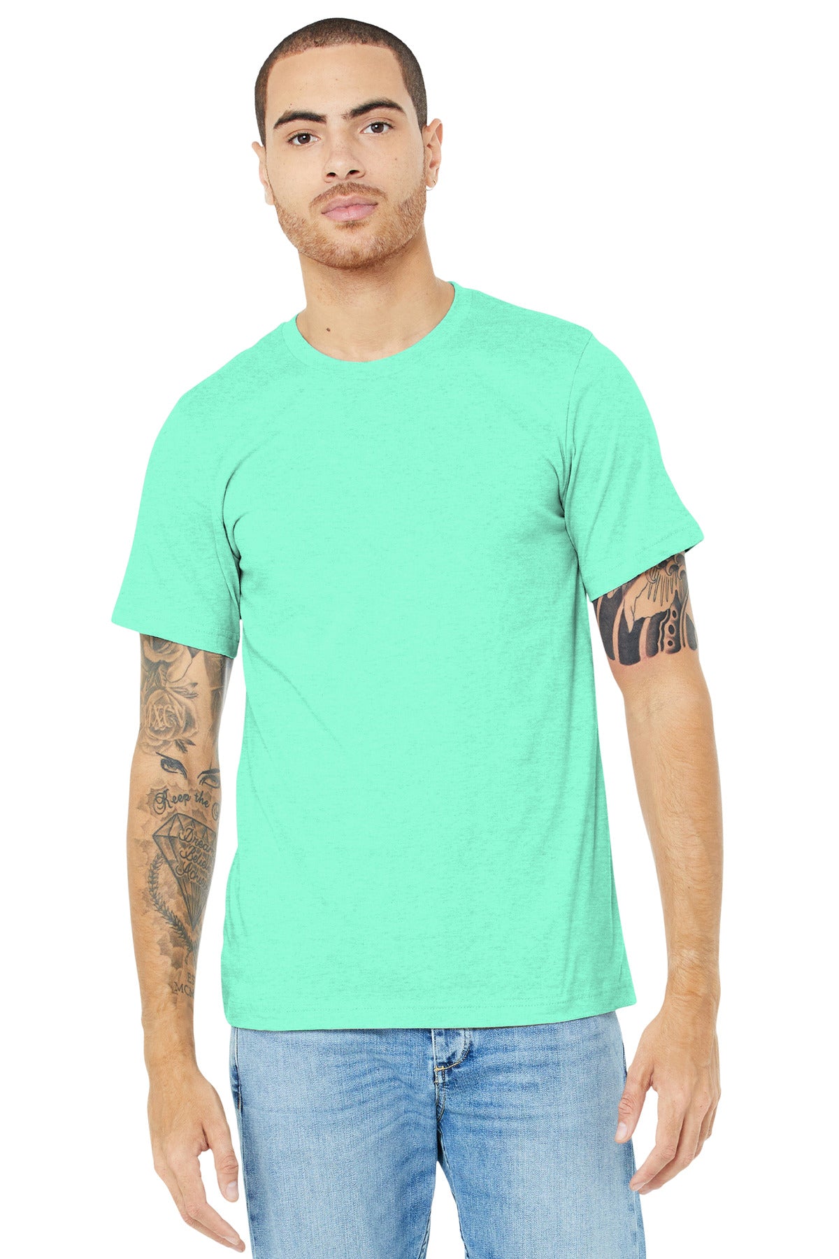Unisex Heather CVC Short Sleeve Tee