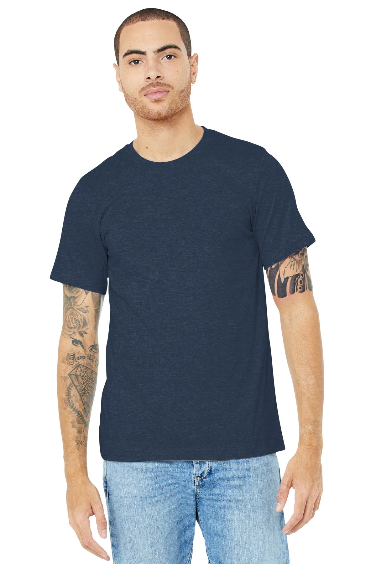 Unisex Heather CVC Short Sleeve Tee