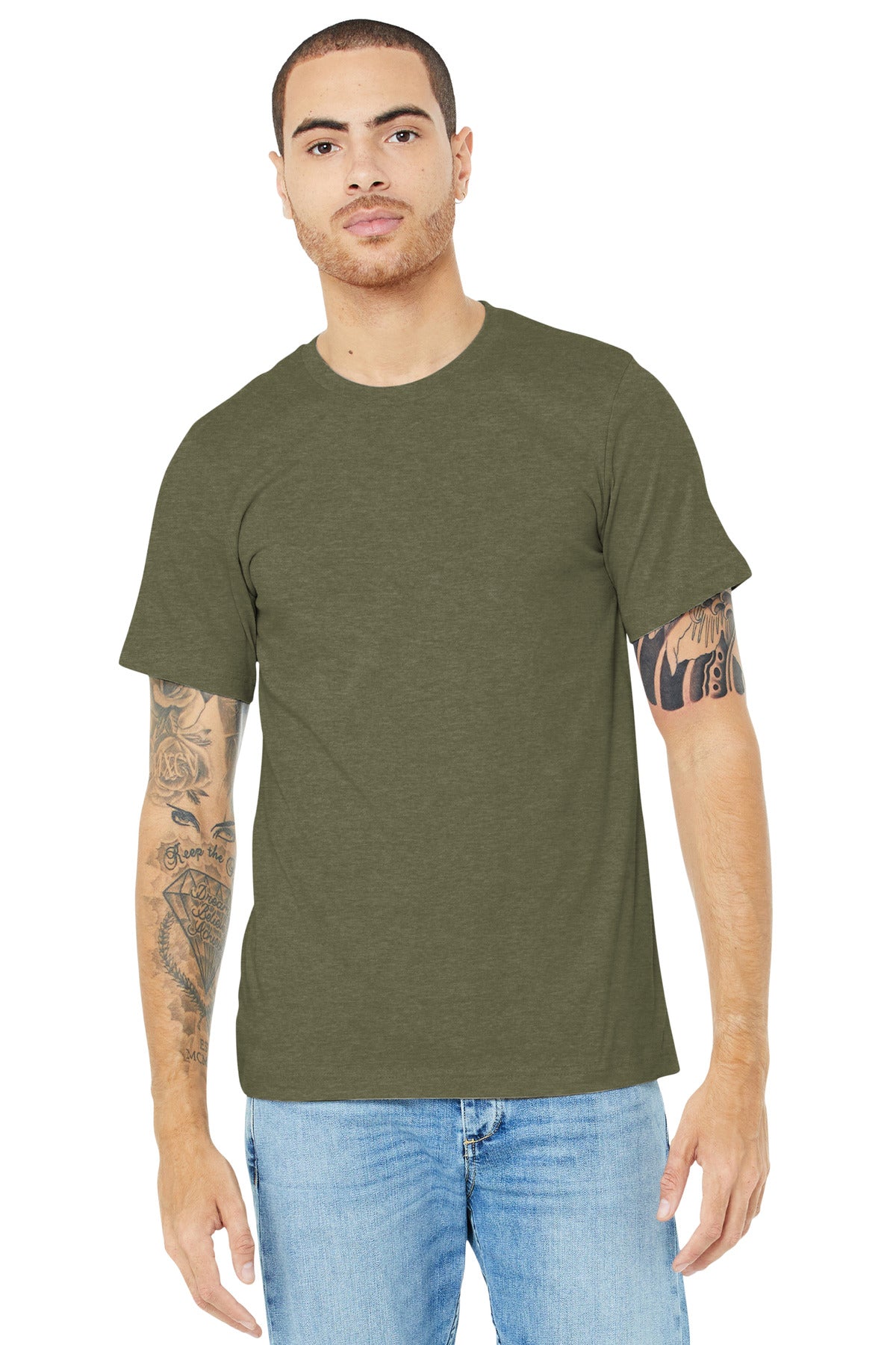 Unisex Heather CVC Short Sleeve Tee