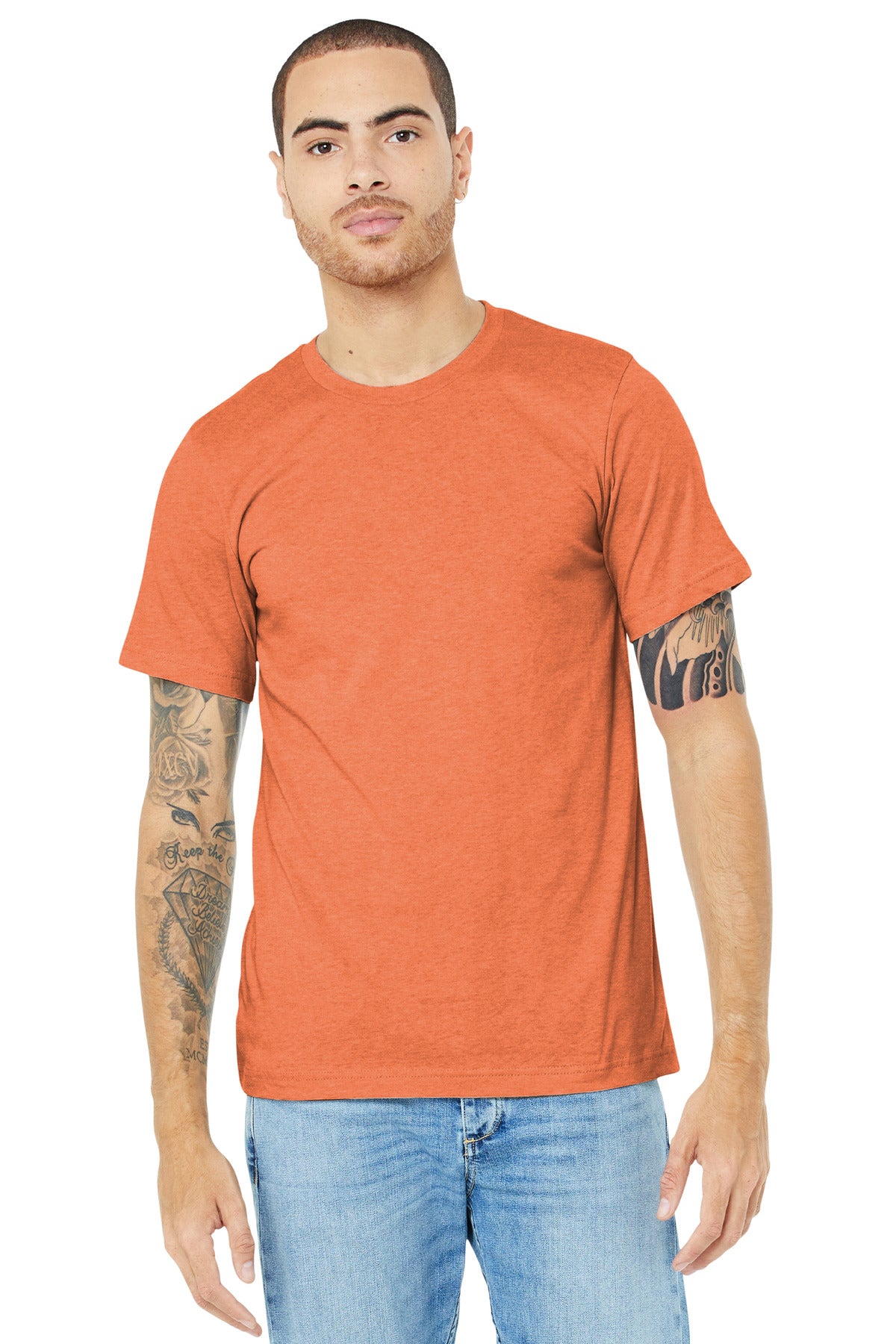 Unisex Heather CVC Short Sleeve Tee