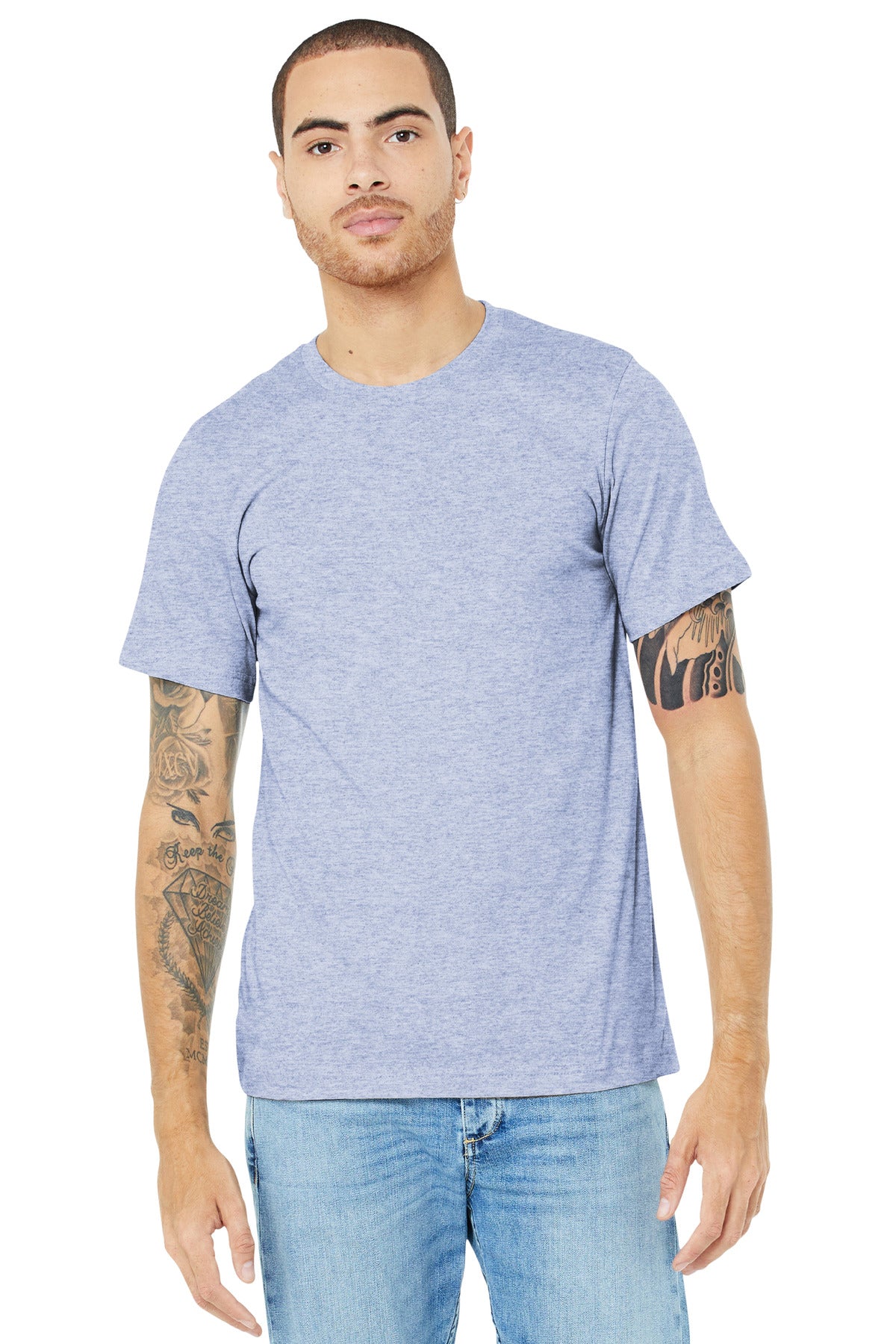 Unisex Heather CVC Short Sleeve Tee