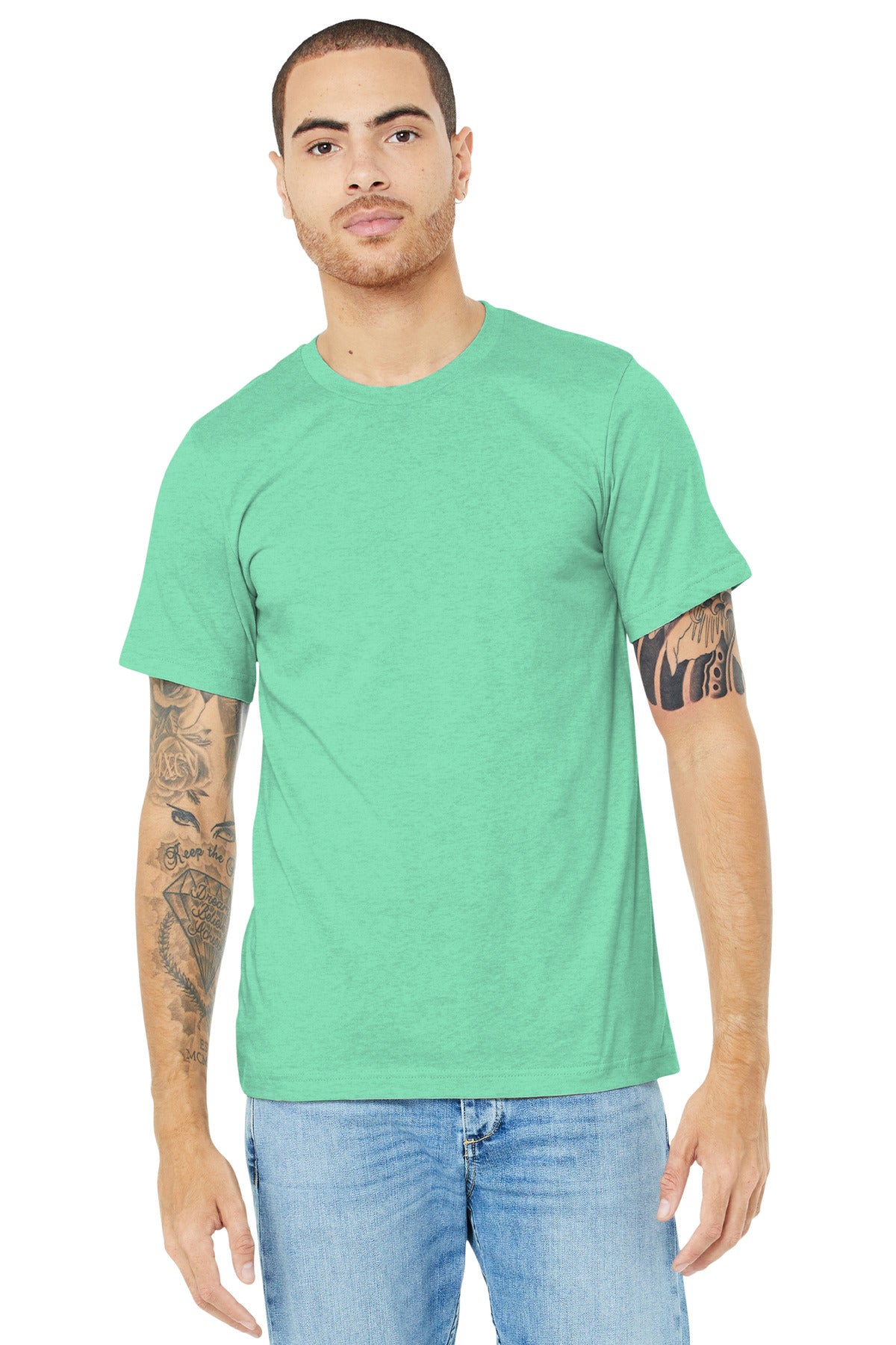 Unisex Heather CVC Short Sleeve Tee