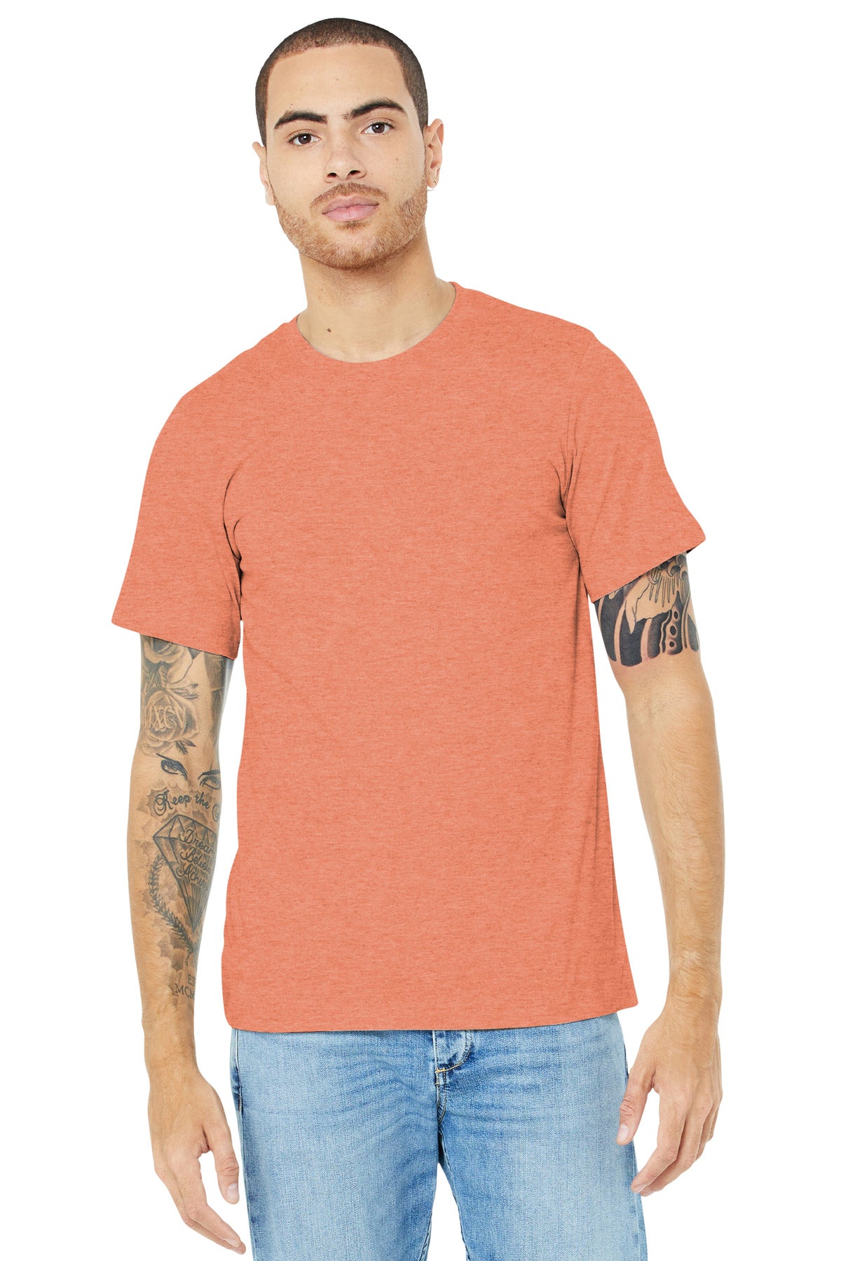 Unisex Heather CVC Short Sleeve Tee
