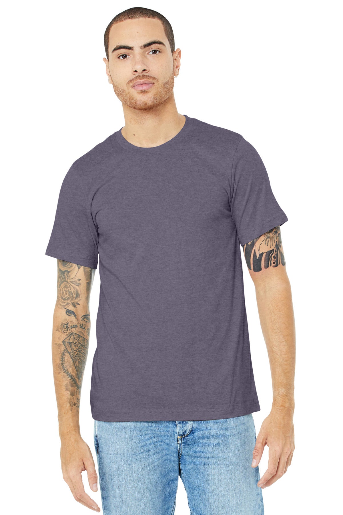 Unisex Heather CVC Short Sleeve Tee