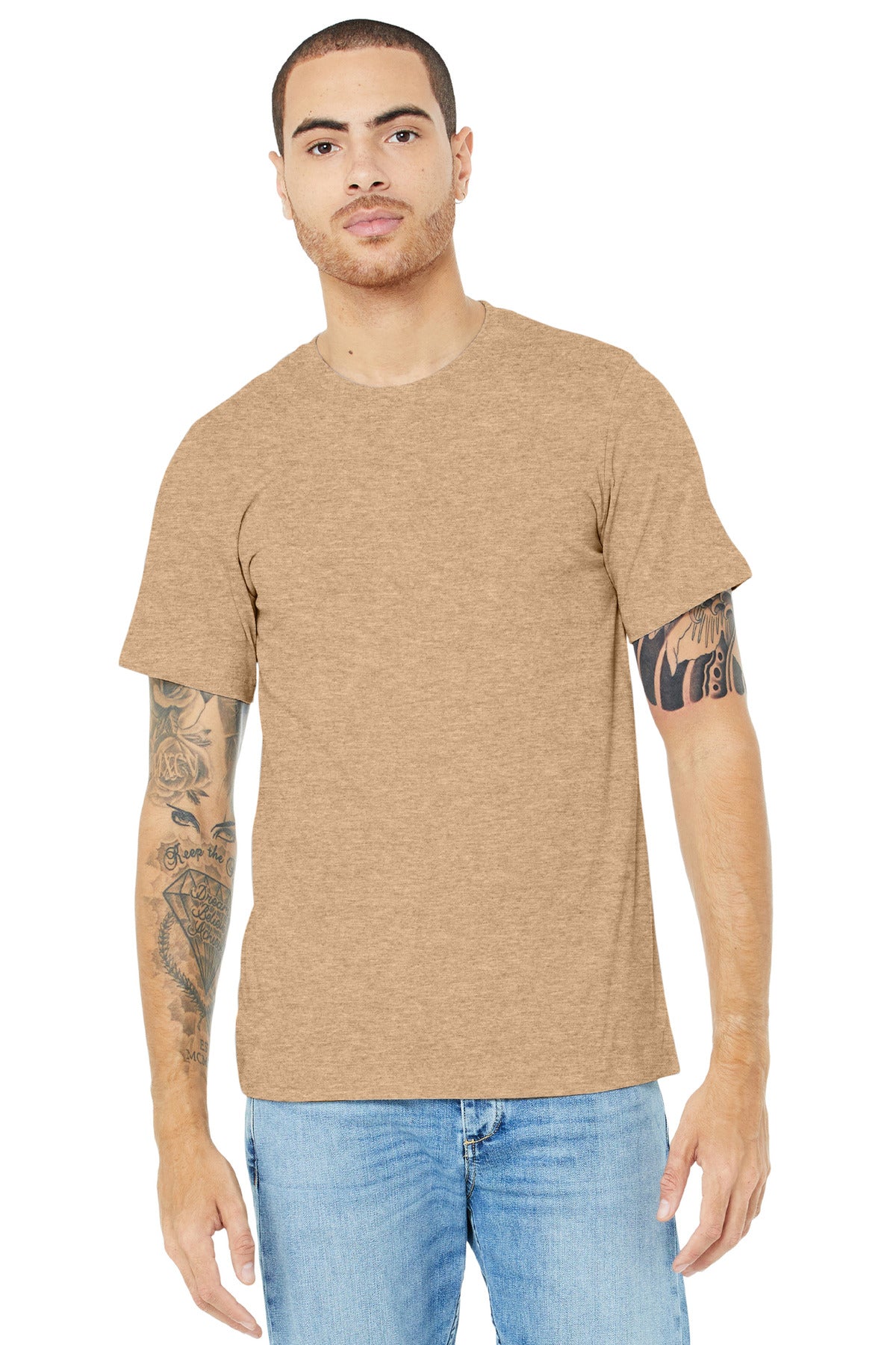 Unisex Heather CVC Short Sleeve Tee
