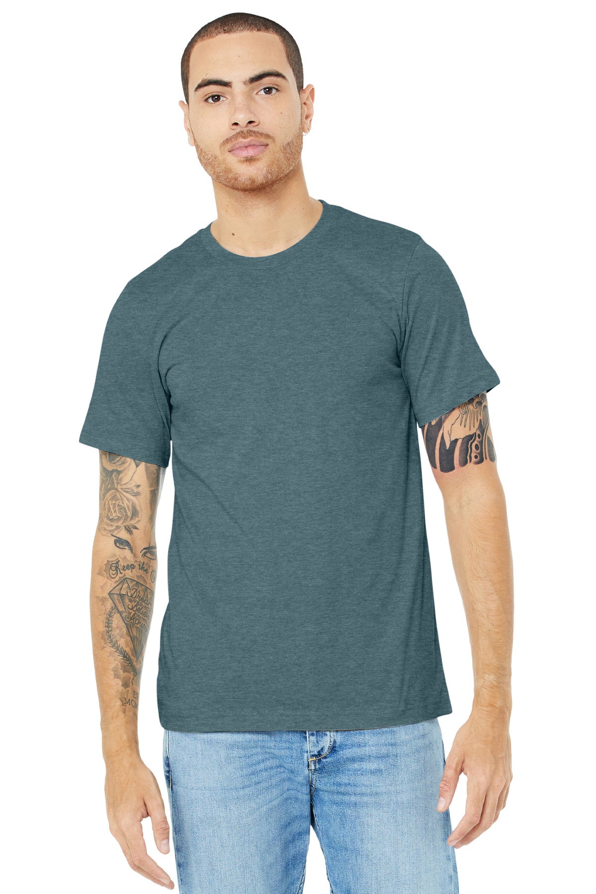 Unisex Heather CVC Short Sleeve Tee