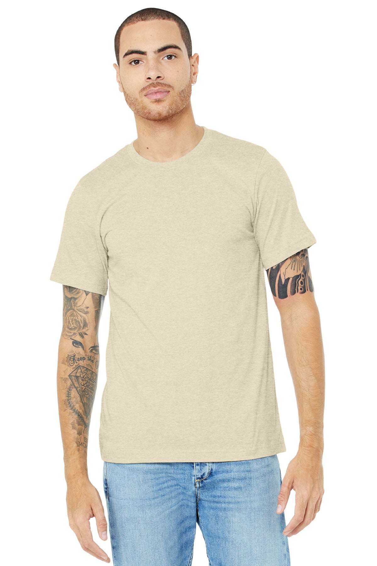 Unisex Heather CVC Short Sleeve Tee