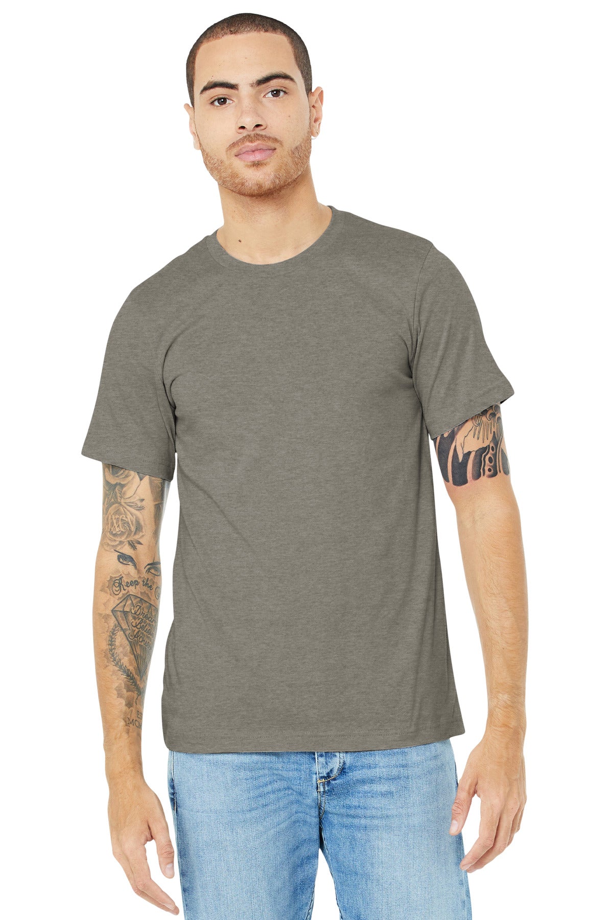 Unisex Heather CVC Short Sleeve Tee
