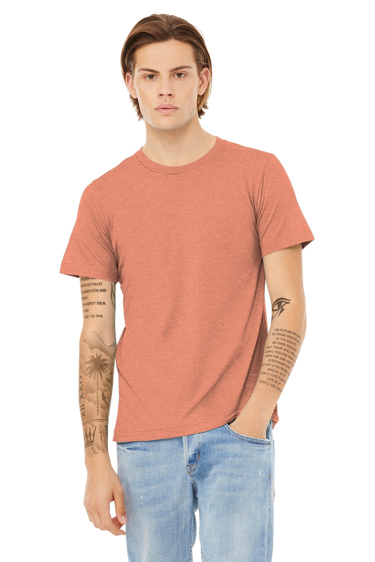 Unisex Heather CVC Short Sleeve Tee
