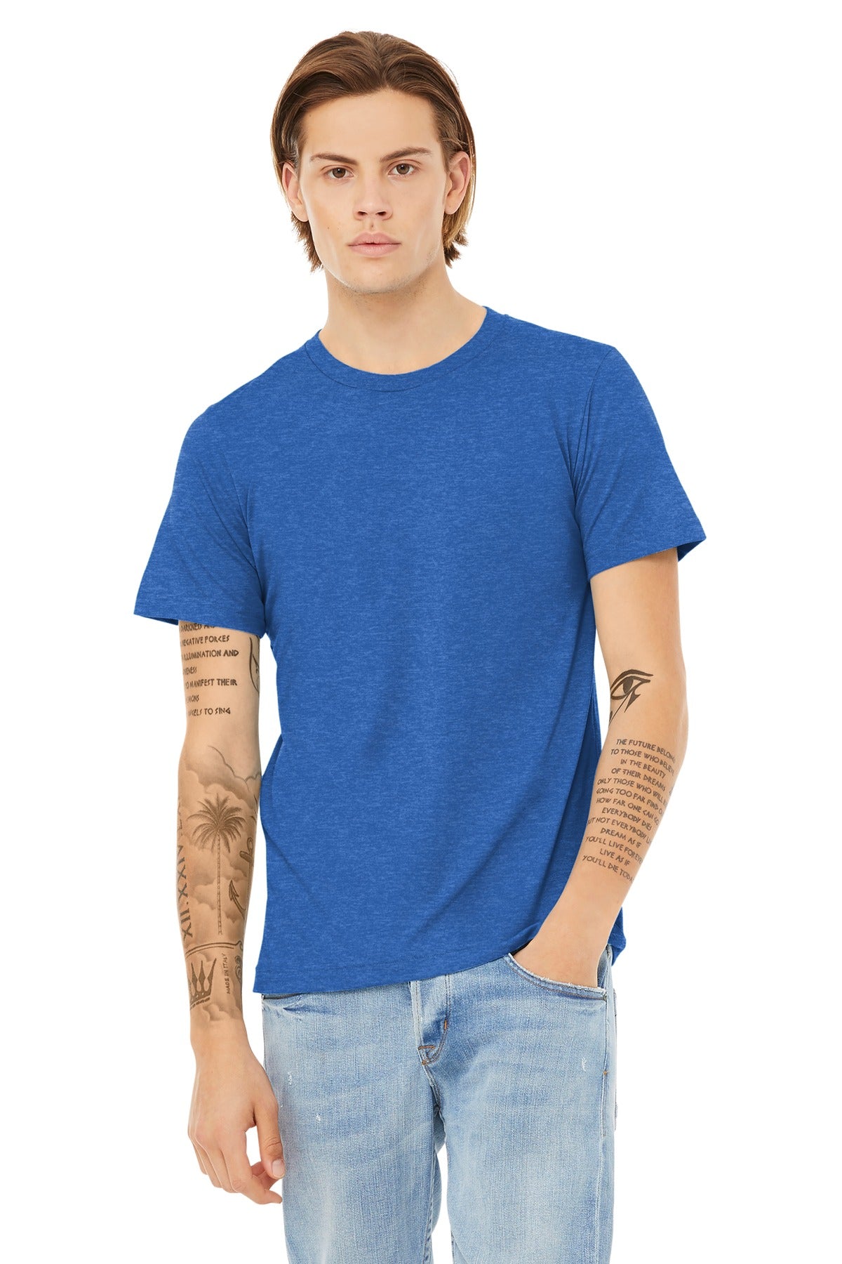 Unisex Heather CVC Short Sleeve Tee