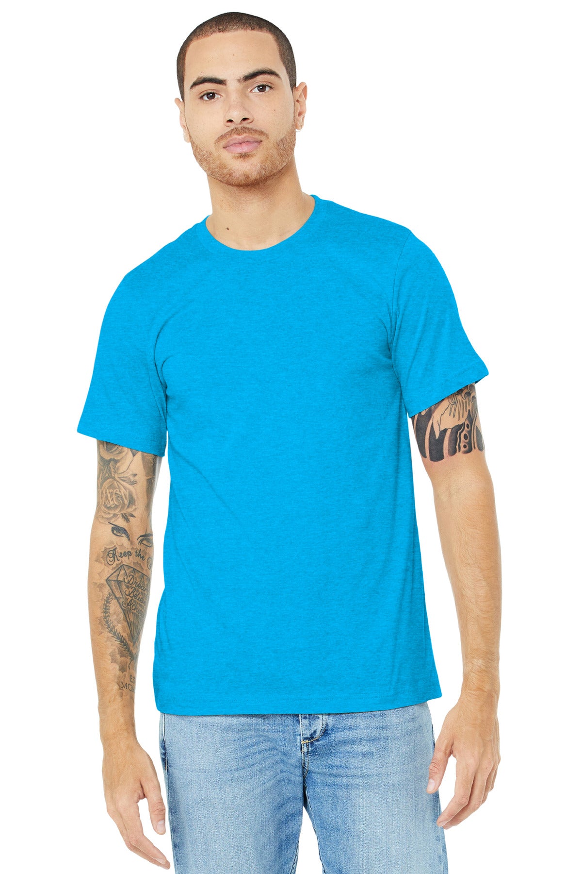 Unisex Heather CVC Short Sleeve Tee