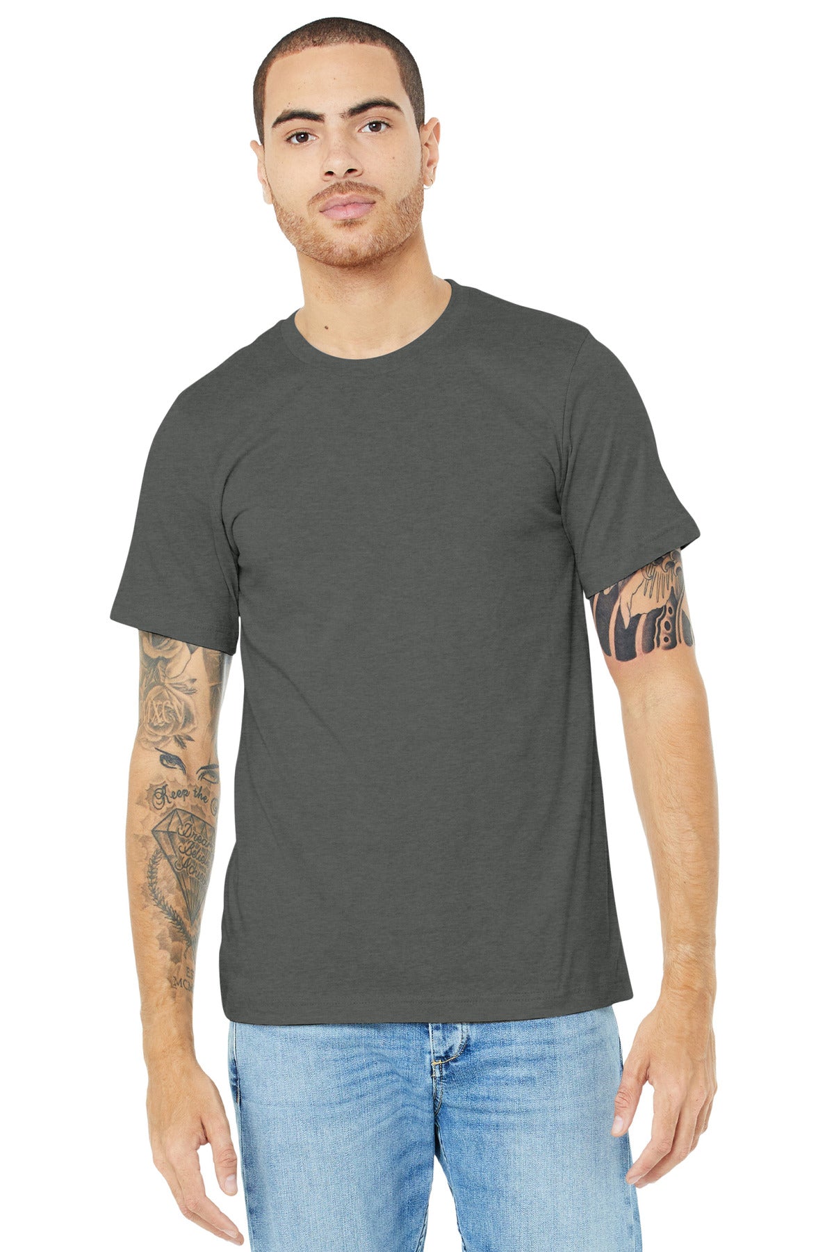 Unisex Heather CVC Short Sleeve Tee