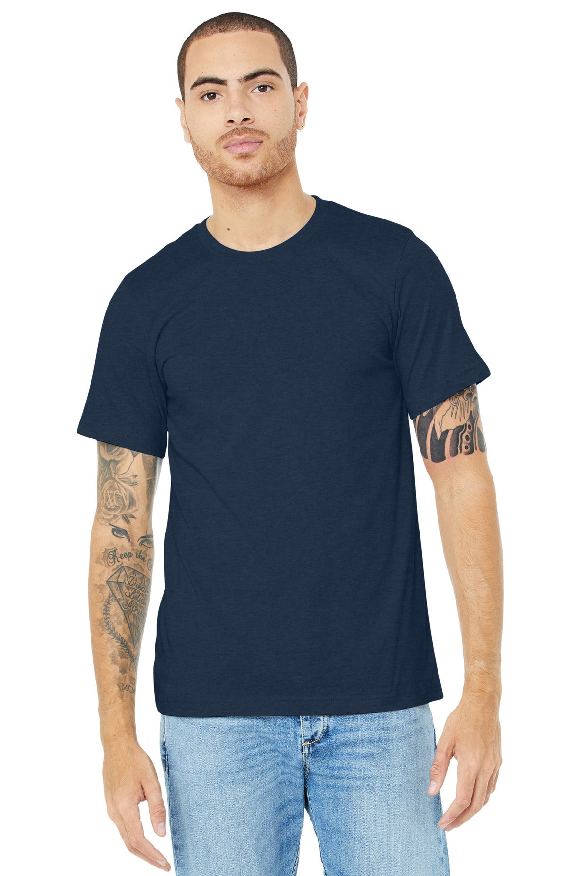 Unisex Heather CVC Short Sleeve Tee