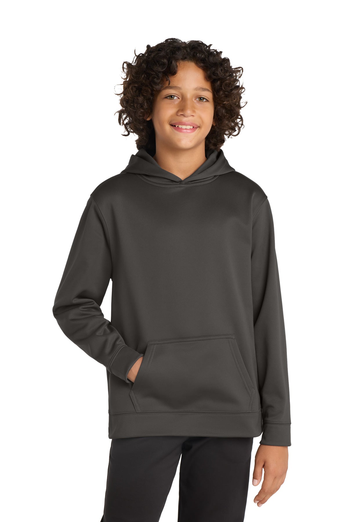 Youth Sport-Wick® Fleece Hooded Pullover